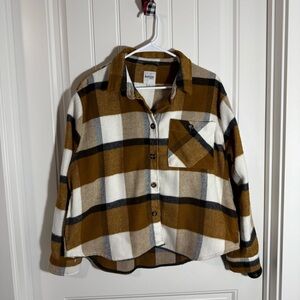 Kensie Jeans Flannel Plaid Shacket